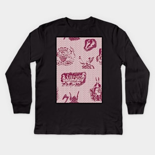 Up Helly AA - Wine red Kids Long Sleeve T-Shirt